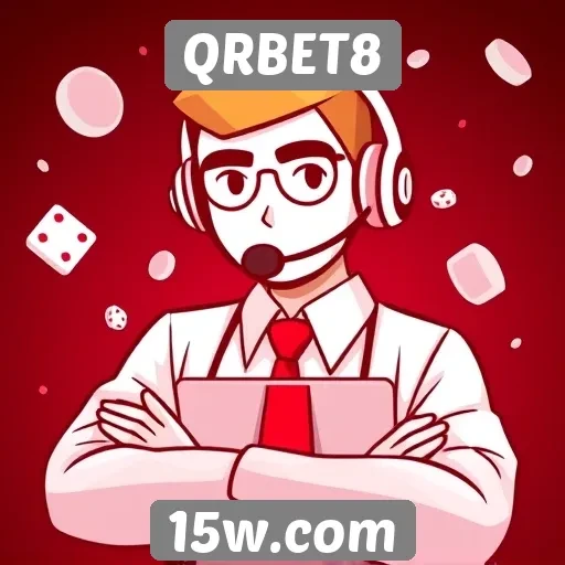 Funcionalidade do suporte ao cliente no QRBET8